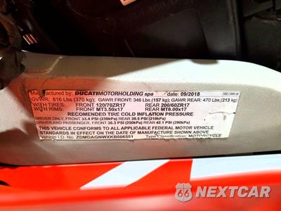 Zdjęcie 9 z 9 samochodu: 2019 DUCATI PANIGALE V4 VIN:ZDMDAGNWXKB006551 - miniatura