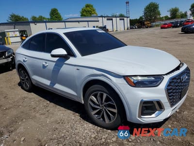 Czwarte zdjęcie samochodu z boku: 2022 AUDI Q5 SPORTBACK PRM PLS 45 VIN:WA15AAFY5N2091147 - miniatura