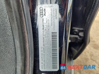 Zdjęcie 12 z 12 samochodu: 2012 AUDI A6 PREMIUM PLUS VIN:WAUGGAFC9CN124743 - miniatura
