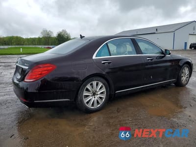 Trzecie zdjęcie samochodu z tyłu: 2014 MERCEDES-BENZ S 550 4MATIC VIN:WDDUG8FBXEA044776 - miniatura