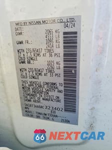 Zdjęcie 13 z 13 samochodu: 2024 NISSAN ROGUE S VIN:5N1BT3AA6RC723402 - miniatura