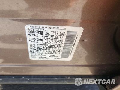 Zdjęcie 13 z 13 samochodu: 2013 NISSAN MURANO S VIN:JN8AZ1MW0DW313572 - miniatura