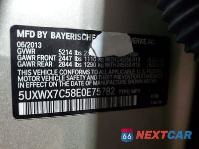 Zdjęcie 14 z 14 samochodu: 2014 BMW X3 XDRIVE35I VIN:5UXWX7C58E0E75782 - miniatura