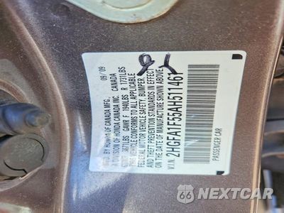 Zdjęcie 12 z 12 samochodu: 2010 HONDA CIVIC LX VIN:2HGFA1F55AH511461 - miniatura