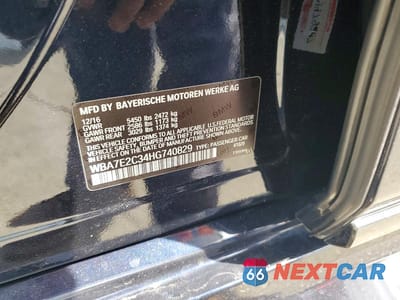 Zdjęcie 13 z 13 samochodu: 2017 BMW 740 I VIN:WBA7E2C34HG740829 - miniatura