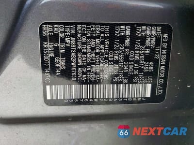 Zdjęcie 13 z 13 samochodu: 2023 NISSAN ROGUE S VIN:JN8BT3AB2PW467630 - miniatura