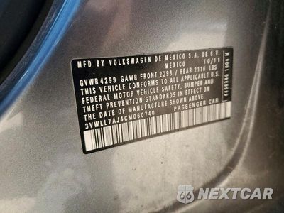 Zdjęcie 12 z 12 samochodu: 2012 VOLKSWAGEN JETTA TDI VIN:3VWLL7AJ4CM060740 - miniatura