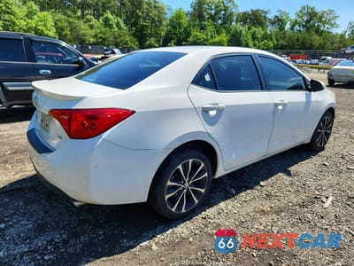 Trzecie zdjęcie samochodu z tyłu: 2018 TOYOTA COROLLA SE VIN:2T1BURHE1JC014529 - miniatura