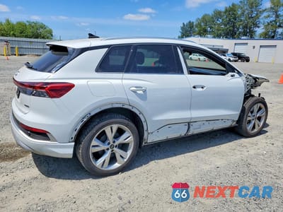 Trzecie zdjęcie samochodu z tyłu: 2023 AUDI Q4 E-TRON PREMIUM VIN:WA1K2BFZ1PP060286 - miniatura