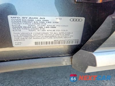 Zdjęcie 13 z 13 samochodu: 2023 AUDI Q5 PREMIUM 45 VIN:WA1GAAFY2P2070834 - miniatura