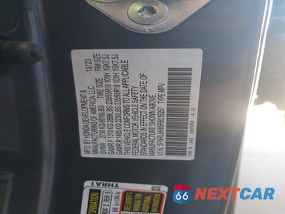 Zdjęcie 13 z 13 samochodu: 2024 HONDA ODYSSEY TOURING VIN:5FNRL6H85RB016267 - miniatura