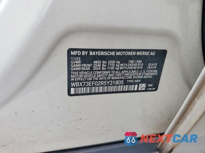 Zdjęcie 14 z 14 samochodu: 2024 BMW X1 XDRIVE28I VIN:WBX73EF02R5Y31805 - miniatura