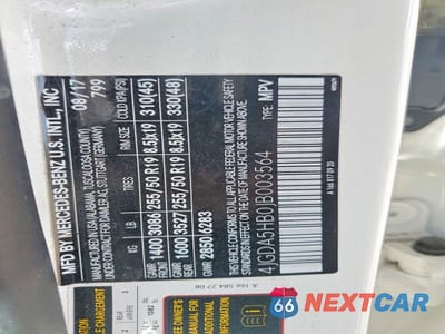 Zdjęcie 12 z 12 samochodu: 2018 MERCEDES-BENZ GLE 350 4MATIC VIN:4JGDA5HB0JB003564 - miniatura