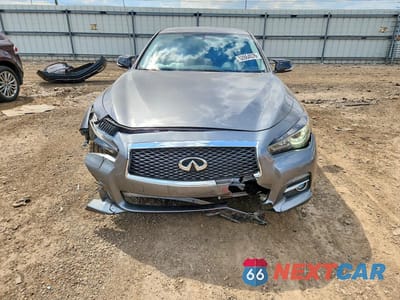 Piąte zdjęcie samochodu w środku: 2015 INFINITI Q50 VIN:JN1BV7AR9FM396594 - miniatura
