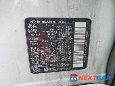Zdjęcie 12 z 12 samochodu: 2013 NISSAN CUBE 1.8 S VIN:JN8AZ2KR9DT303403 - miniatura