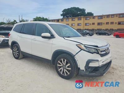 Czwarte zdjęcie samochodu z boku: 2021 HONDA PILOT EX VIN:5FNYF5H31MB025493 - miniatura