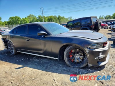 Czwarte zdjęcie samochodu z boku: 2019 DODGE CHARGER SCAT PACK VIN:2C3CDXGJ0KH616843 - miniatura