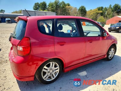Trzecie zdjęcie samochodu z tyłu: 2008 HONDA FIT SPORT VIN:JHMGD37638S001883 - miniatura
