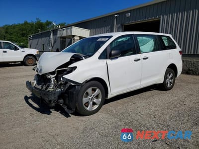 2017 TOYOTA SIENNA L 7-PASSENGER 5TDZZ3DC9HS826826 - główne zdjęcie licytacji z USA - miniatura