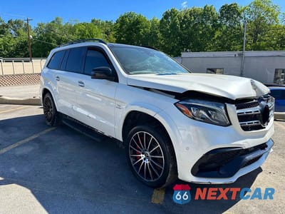 Czwarte zdjęcie samochodu z boku: 2018 MERCEDES-BENZ GLS 63 AMG 4MATIC VIN:4JGDF7FE8JA999812 - miniatura