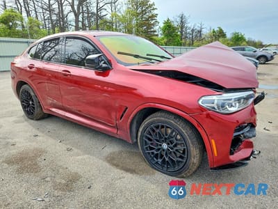 Czwarte zdjęcie samochodu z boku: 2021 BMW X4 XDRIVEM40I VIN:5UX2V5C0XM9F44706 - miniatura