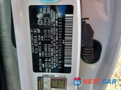 Zdjęcie 13 z 13 samochodu: 2024 KIA SORENTO VIN:5XYRLDJC9RG289109 - miniatura