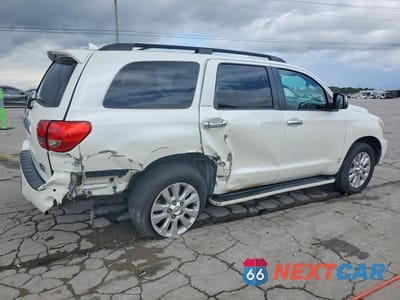 Trzecie zdjęcie samochodu z tyłu: 2014 TOYOTA SEQUOIA PLATINUM VIN:5TDYY5G14ES055806 - miniatura