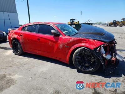Czwarte zdjęcie samochodu z boku: 2021 DODGE CHARGER SCAT PACK VIN:2C3CDXGJXMH591422 - miniatura