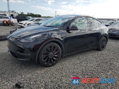 2021 TESLA MODEL Y 5YJYGDEF8MF305692 - główne zdjęcie licytacji z USA - miniatura