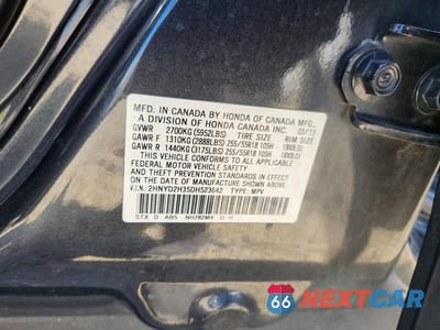 Zdjęcie 12 z 12 samochodu: 2013 ACURA MDX TECHNOLOGY VIN:2HNYD2H35DH523642 - miniatura