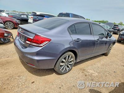 Trzecie zdjęcie samochodu z tyłu: 2015 HONDA CIVIC EXL VIN:2HGFB2F91FH512782 - miniatura