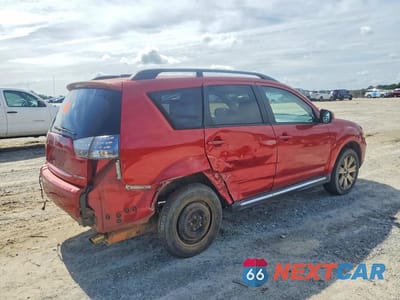 Trzecie zdjęcie samochodu z tyłu: 2013 MITSUBISHI OUTLANDER VIN:JA4AS3AWXDU014161 - miniatura