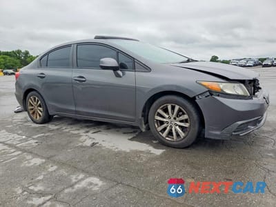 Czwarte zdjęcie samochodu z boku: 2012 HONDA CIVIC EXL VIN:2HGFB2F90CH524577 - miniatura
