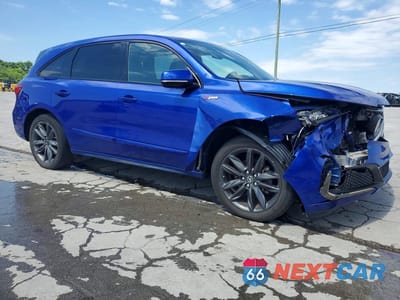Czwarte zdjęcie samochodu z boku: 2019 ACURA MDX A-SPEC VIN:5J8YD4H00KL012459 - miniatura