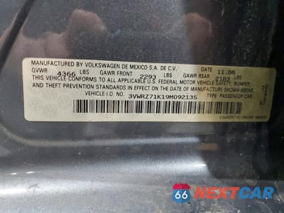 Zdjęcie 13 z 13 samochodu: 2009 VOLKSWAGEN JETTA SE VIN:3VWRZ71K19M092135 - miniatura
