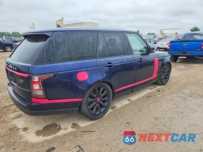 Trzecie zdjęcie samochodu z tyłu: 2016 LAND ROVER RANGE ROVER HSE VIN:SALGS2VFXGA258914 - miniatura