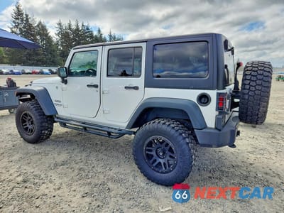 Drugie zdjęcie samochodu z przodu: 2014 JEEP WRANGLER UNLIMITED SPORT VIN:1C4BJWDG5EL145797 - miniatura
