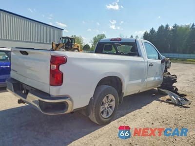 Trzecie zdjęcie samochodu z tyłu: 2022 CHEVROLET SILVERADO C1500 VIN:3GCNAAED1NG679462 - miniatura
