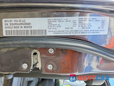 Zdjęcie 12 z 12 samochodu: 2024 RAM 2500 TRADESMAN VIN:3C6UR5HJ0RG265681 - miniatura