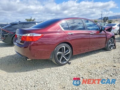 Trzecie zdjęcie samochodu z tyłu: 2014 HONDA ACCORD LX VIN:1HGCR2F32EA163557 - miniatura