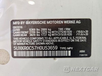 Zdjęcie 14 z 14 samochodu: 2017 BMW X5 XDRIVE35I VIN:5UXKR0C57H0U53659 - miniatura