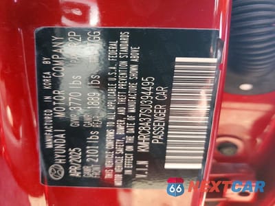 Zdjęcie 13 z 13 samochodu: 2025 HYUNDAI VENUE SEL VIN:KMHRC8A37SU394495 - miniatura