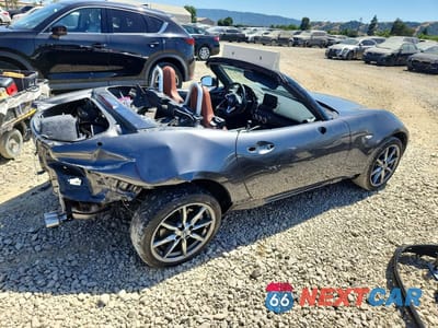 Trzecie zdjęcie samochodu z tyłu: 2023 MAZDA MX-5 MIATA GRAND TOURING VIN:JM1NDAD71P0553127 - miniatura