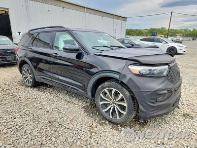 Czwarte zdjęcie samochodu z boku: 2020 FORD EXPLORER ST VIN:1FM5K8GC2LGA42627 - miniatura