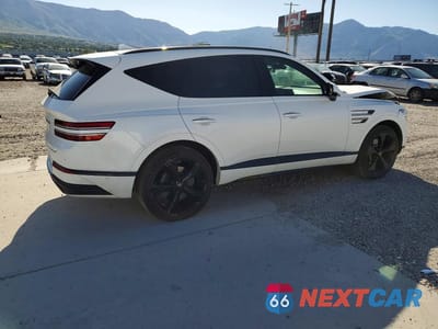 Trzecie zdjęcie samochodu z tyłu: 2026 GENESIS GV80 PRESTIGE BLACK VIN:KMUHCESCXTU298436 - miniatura