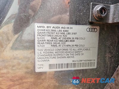 Zdjęcie 13 z 13 samochodu: 2025 AUDI Q7 PREMIUM PLUS VIN:WA1LCBF74SD009116 - miniatura