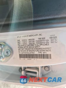 Zdjęcie 13 z 13 samochodu: 2018 ACURA RDX VIN:5J8TB3H33JL007503 - miniatura