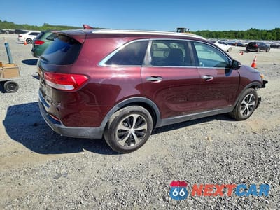 Trzecie zdjęcie samochodu z tyłu: 2016 KIA SORENTO EX VIN:5XYPHDA12GG137175 - miniatura
