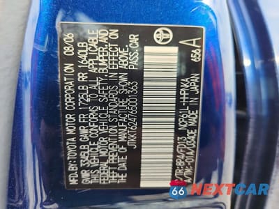 Zdjęcie 12 z 12 samochodu: 2006 SCION XA BASE VIN:JTKKT624765001363 - miniatura