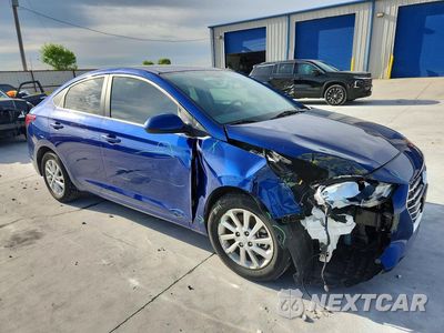 Czwarte zdjęcie samochodu z boku: 2022 HYUNDAI ACCENT SEL VIN:3KPC24A68NE187844 - miniatura